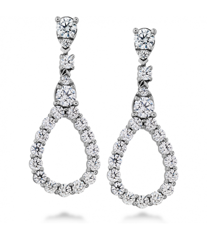 Aerial Diamond Drop Earrings