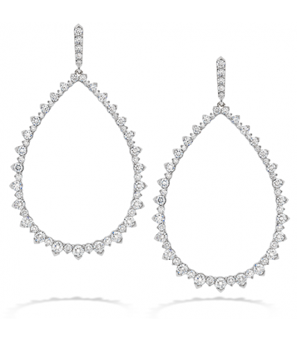 Aerial Pointed Teardrop Earrings