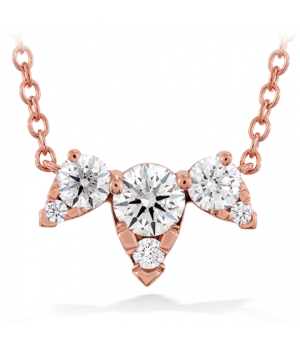 Aerial Triple Diamond Necklace