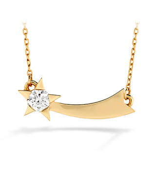 Illa Single Diamond Comet Necklace
