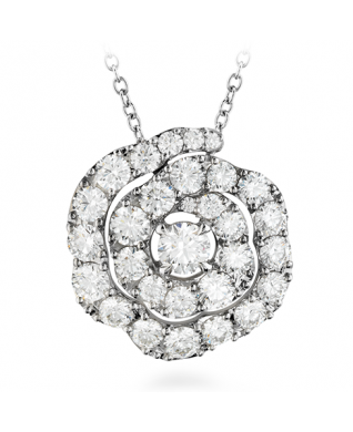 Lorelei Diamond Floral Pendant