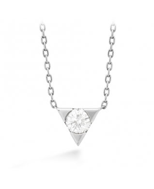 Triplicity Single Diamond Pendant
