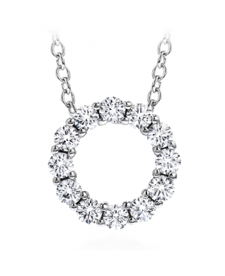 Whimsical Mini Circle Pendant Necklace