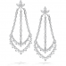 Aerial Triple Diamond Chandelier Earrings
