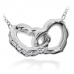 Lorelei Interlocking Diamond Heart Necklace